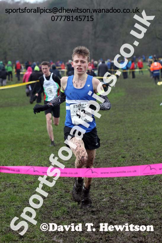 Mens under-17 Northern Cross Country Champs., Witton Park, Blackburn. Photo: David T. Hewitson/Sports for All Pics